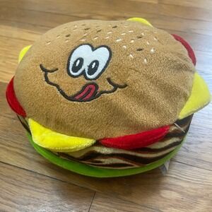 $3 BUNDLE ITEM Plush‎ Hamburger Toy Cartoon Cheeseburger Food Plushie, Kids